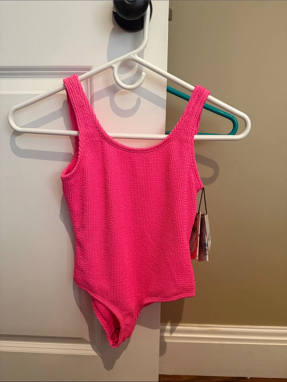 LimeApple Girls Crinkle One Piece Swimsuit Size 8 Brand New w/ Tags